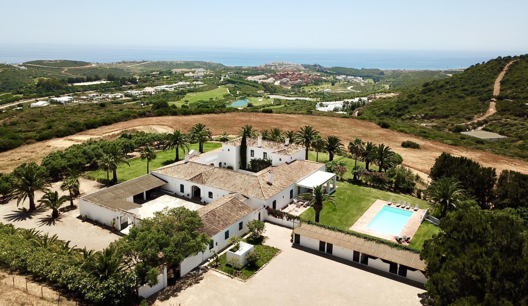 Vista aérea del Cortijo